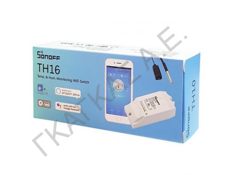Sonoff TH16 16A Temperature and Humidity Monitoring WiFi Smart Switch Module